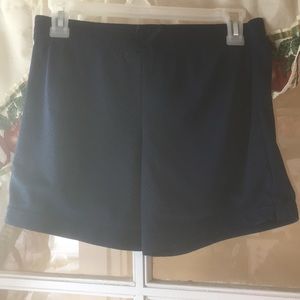 Gym shorts 100% polyester.